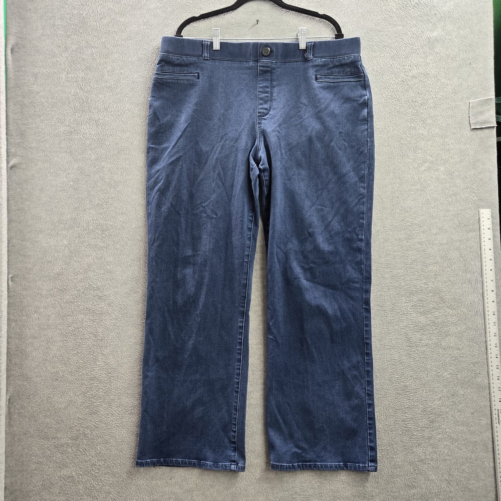 Betabrand Women Pants XXL Blue Dress Pants 30" Inseam